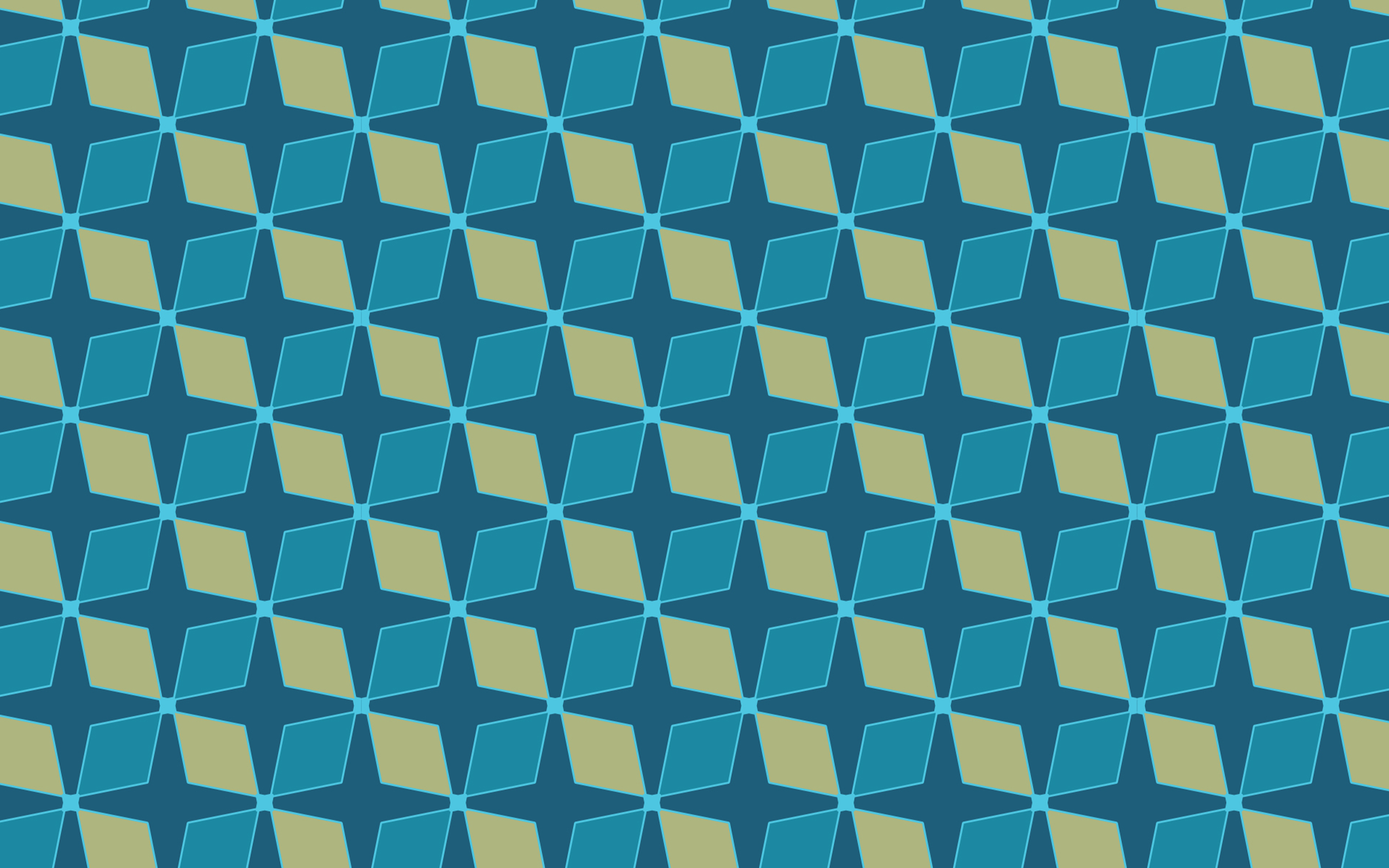 Cross-like Pattern Blue BG Seamless