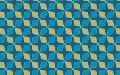 Cross-like Pattern Blue BG Seamless