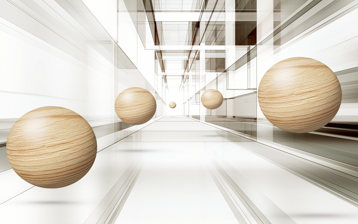 The Floating Wooden Sphere