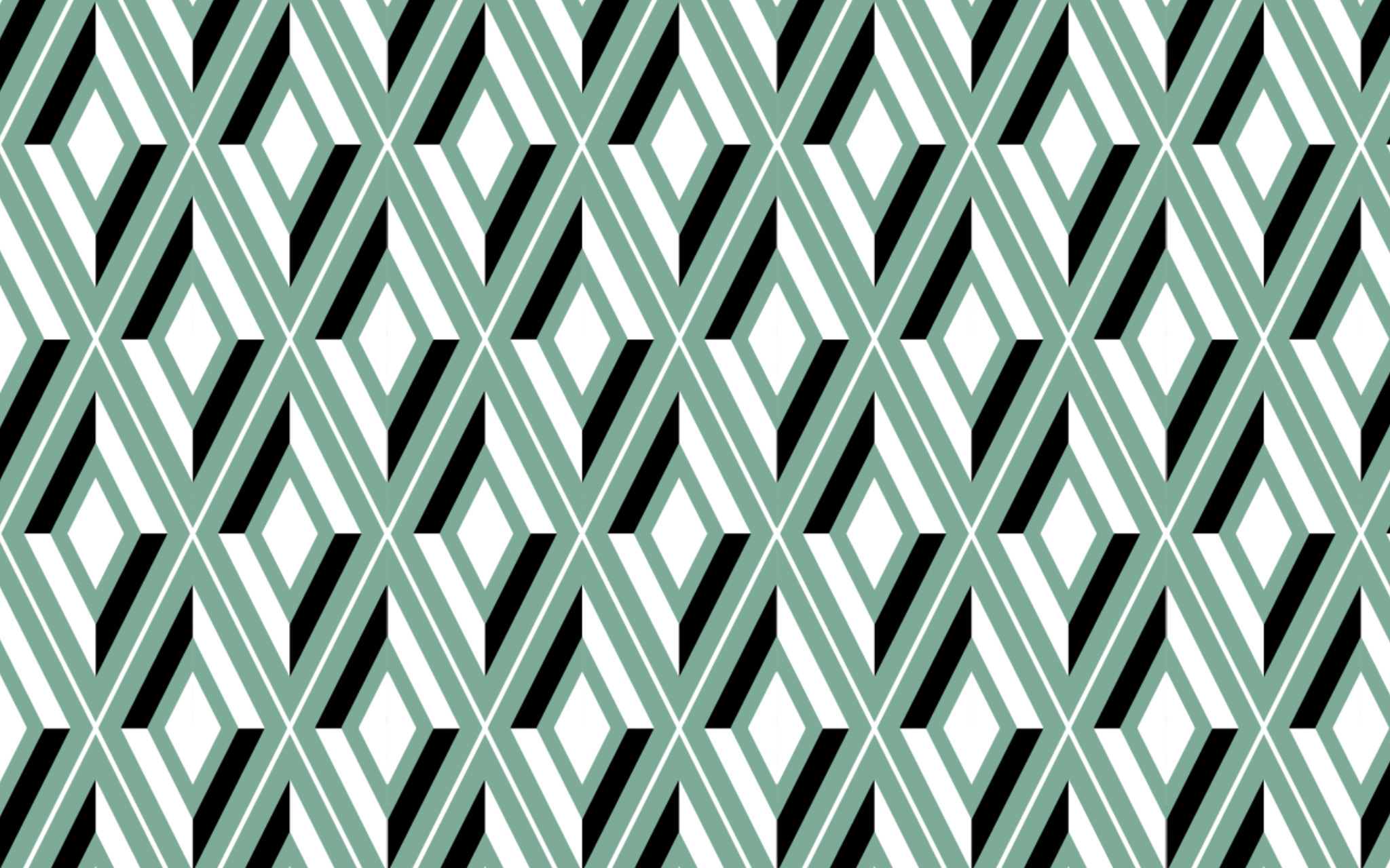 Diamond Light Green BG Seamless