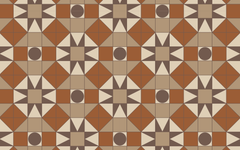 Ethnic Theme Pattern Khaki/Brown BG Seamless