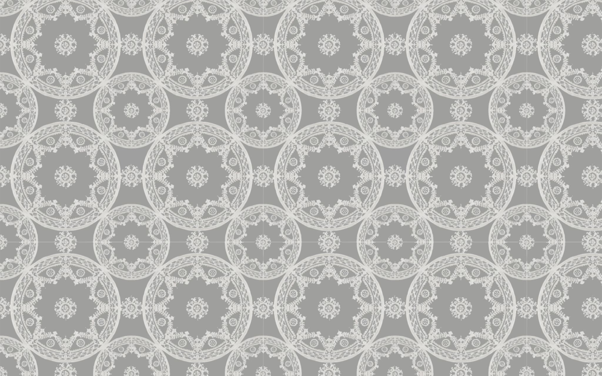 Mandala Gray BG Seamless