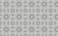 Mandala Gray BG Seamless