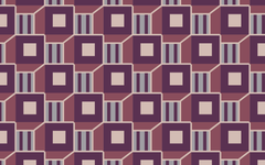 Purple Squares abd Vertical Lines Plum Color BG Seamless