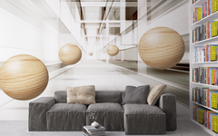 The Floating Wooden Sphere