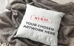 Print Mural on Throw Pillow