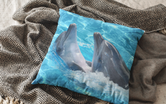 Print Mural on Throw Pillow